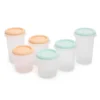 6 pots de conservation 2x330ml, 2x250ml et 2x200ml - miniland gobebe Set 12 Pots de Conservation 4x330ml, 4x250ml et 4x200ml - Miniland