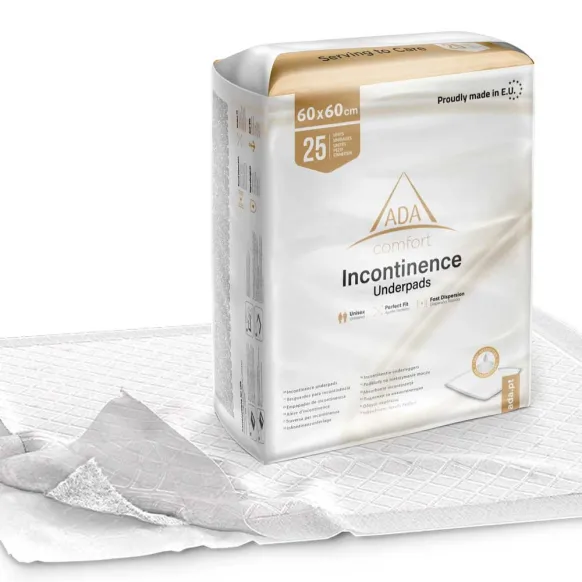 Alèses jetables absorbantes Comfort 25 pcs (60 x 90 cm) - ADA
