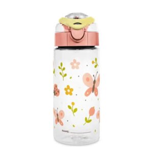 bouteille résistante avec bouchon 500 ml papillon - miniland gobebe gourde pratique et stylée gobebe agadir