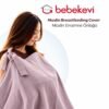 cache d’allaitement mauve - bebekevi gobebe Cache d’allaitement - Bebekevi