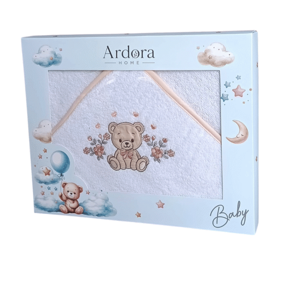 Cape de bain bébé 90 x 90 cm - Ardora