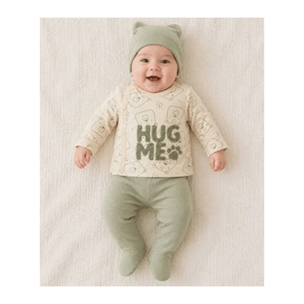 Ensemble Bébé 0-3 mois 3 Piéces "Hug Me"- Babycan