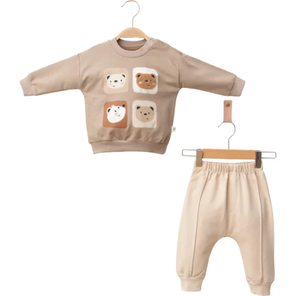 Ensembles Bébé 6 à 18 mois 2 Piéces Ours - Pookie