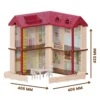 Grande Maison de poupée à deux étages - Dede