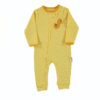 grenouillères bébé 6 à 18 mois en coton biologique jaune - midirik Grenouillères bébé 6 à 18 Mois en Coton Biologique - Midirik