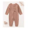 grenouillères bébé 6 à 18 mois en coton biologique lapin saumon - midirik gobebe Grenouillères bébé (6 à 18 Mois) en Coton Biologique Lapin - Midirik