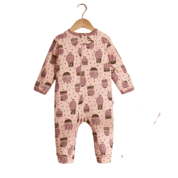 Grenouillères bébé de 6 à 18 Mois en Coton Biologique fleurs - Midirik