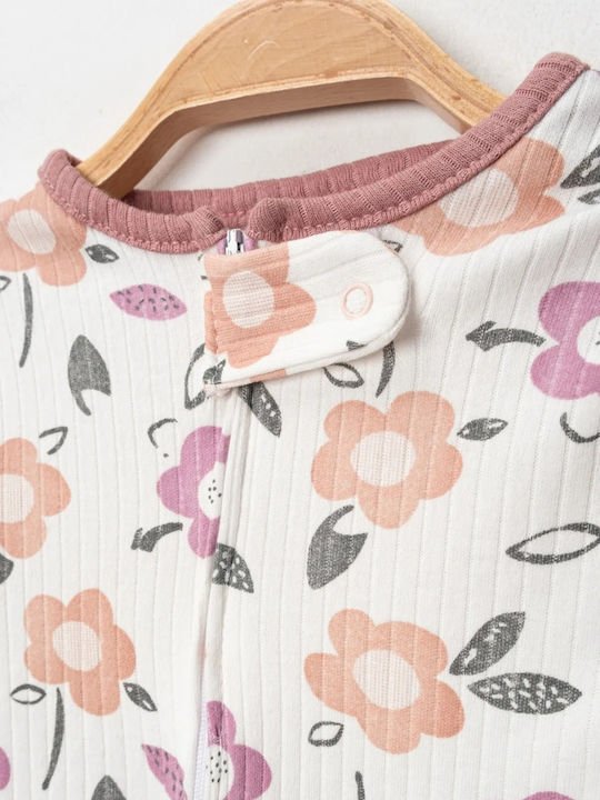 Grenouillères bébé de 6 à 18 Mois en Coton Biologique fleurs - Midirik