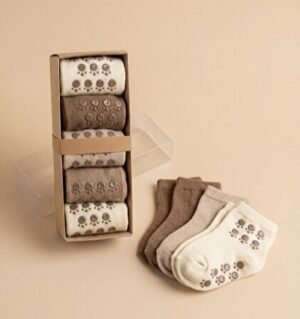 lot de 5 paires de chaussettes bébé antidérapantes – canario gobebe.ma chaussettes douces et pratiques canario gobebe temara