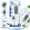 pack brosses de nettoyage pour biberons et tétines gris - only baby gobebe accessoire hygiéne bebe gobebe maarif
