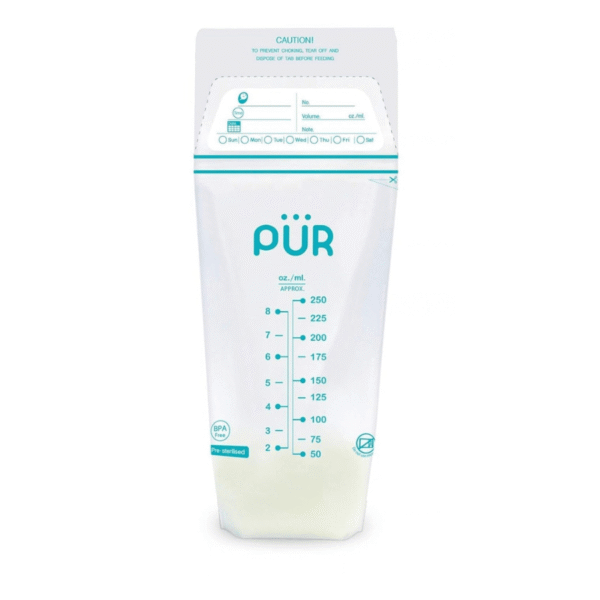 Sachets de conservation du lait maternel 250 ml (24 pièces) - PÜR