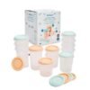 set 12 pots de conservation 4x330ml, 4x250ml et 4x200ml - miniland gobebe maarif accessoire allaitement gobebe maarif