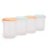 Set 4 Pots de Conservation 250ml Multicolore - Miniland