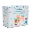 Set 4 Pots de Conservation 250ml Multicolore - Miniland