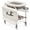 table à langer 2en1 avec baignoire et espaces de rangement - bubbly gobebe Table à langer 2en1 avec baignoire et coussin de bain offert - Bubbly