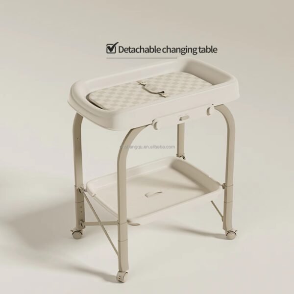 table à langer 2en1 avec baignoire intégrée gobebe temara Table à langer multifonction 2en1 avec baignoire intégrée