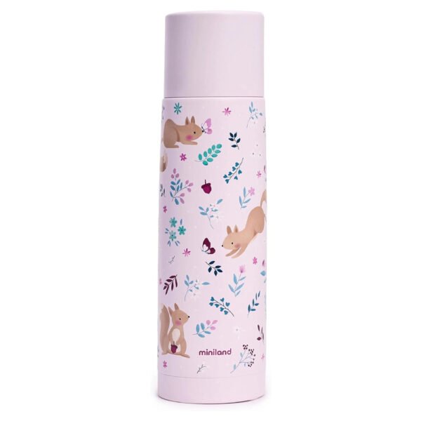 thermos en acier inoxydable 500ml ecureuil - miniland gobebe maarif thermos pratique et confortable miniland gobebe agadir