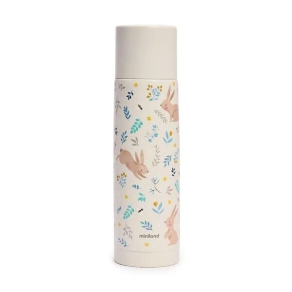 thermos en acier inoxydable 500ml lapin - miniland gobebe accessoire repas gobebe agadir