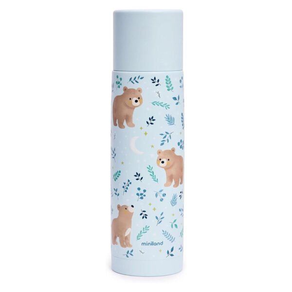 thermos en acier inoxydable 500ml ourson - miniland gobebe agadir accessoire repas miniland gobebe agadir