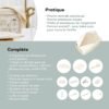 trousse de toilette babymoov gobebe ainchock Trousse de toilette Curl White - Babymoov